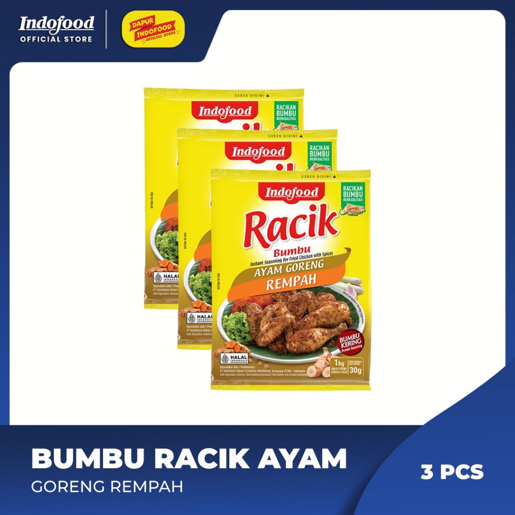

Bumbu Racik Ayam Goreng Rempah - 3 Pcs