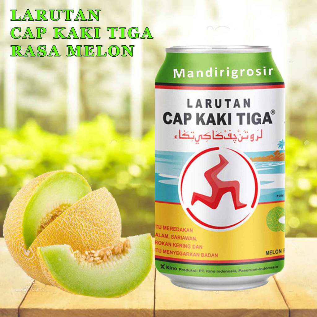 

Minuman Kemasan Kaleng * Larutan Cap Kaki Tiga * Minuman Rasa Melon