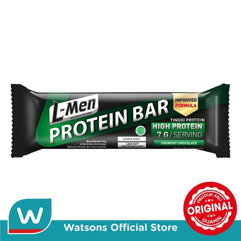 

L-Men Protein Bar Crunchy Chocolate (7G Protein / Serving)