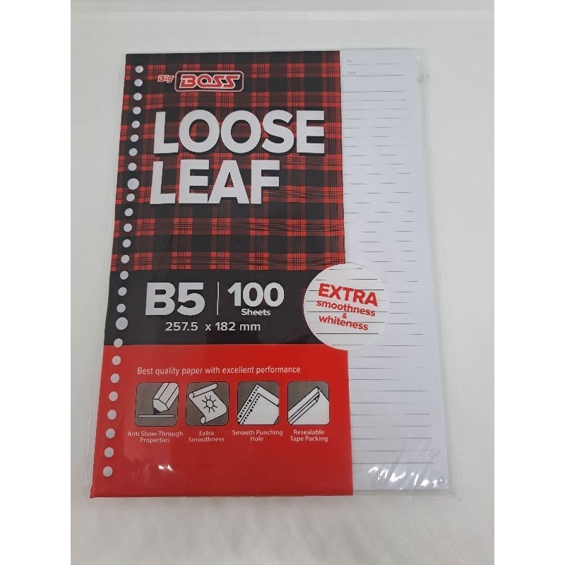 

ISI LOOSE LEAF B5 100