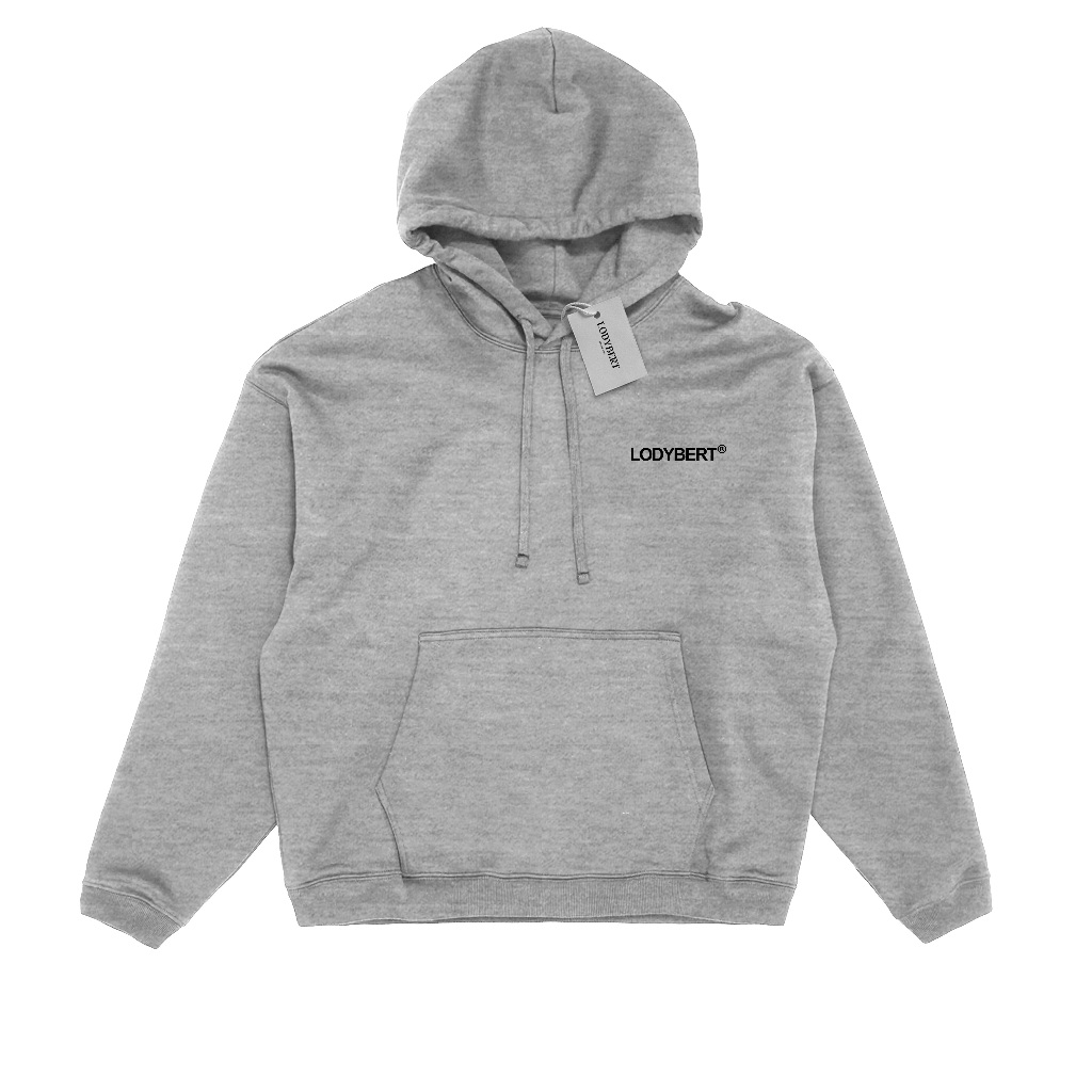 Lodybert Hoodie Pullover Boxy Polite Misty