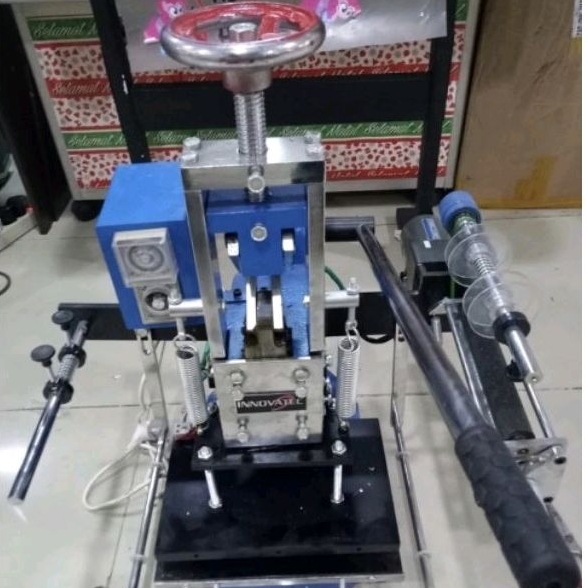 

Mesin Alat Cetak Emboss Foil Manual 20x30 Innovatec Stamping Hot print Machine