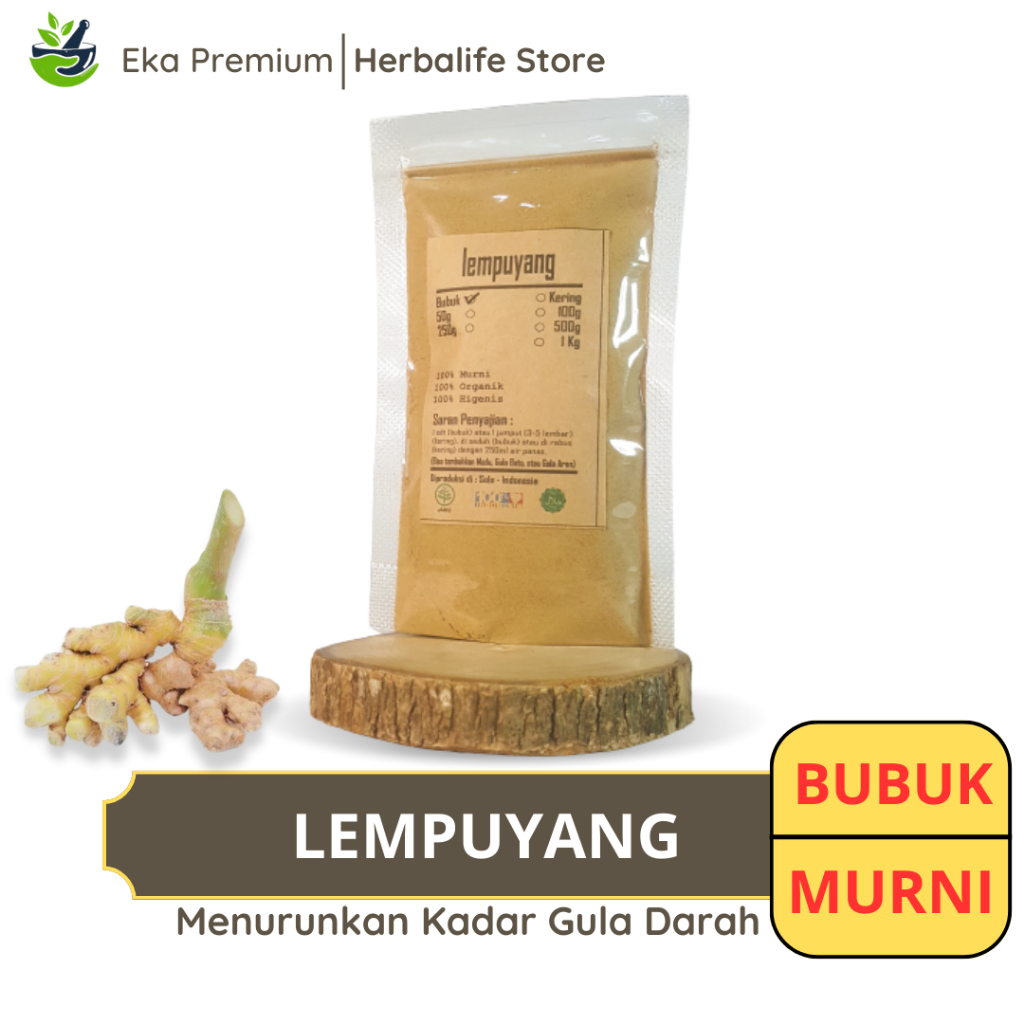 

LEMPUYANG BUBUK Puyang Kering Ramuan Rempah Herbal Asli Jamu Minuman Alami Murni Tradisiona Simplisia Zingiber Zerumbet