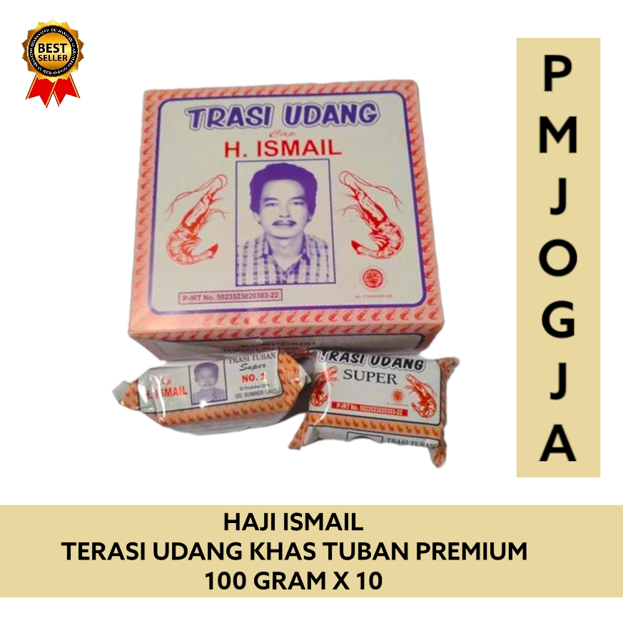 TERASI ISMAIL MERAH 1KG/ 1BOX(10PCS) / TRASI UDANG SUPER / TERASI MURAH
