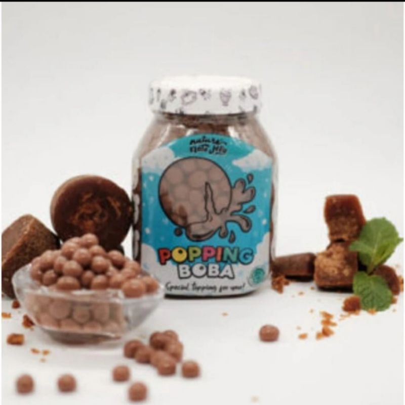 

Popping Boba Nata Jelly Rasa Brown Sugar 500 gram | Topping Minuman yang pecah dimulut