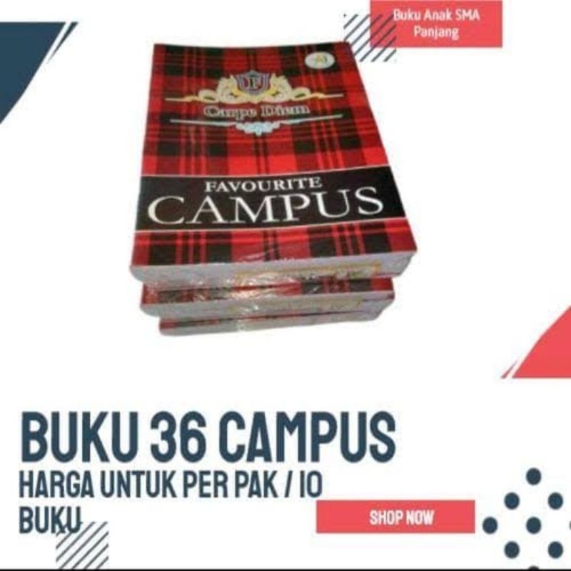 

BUKU CAMPUS ISI 36 NETTO 5 PCS