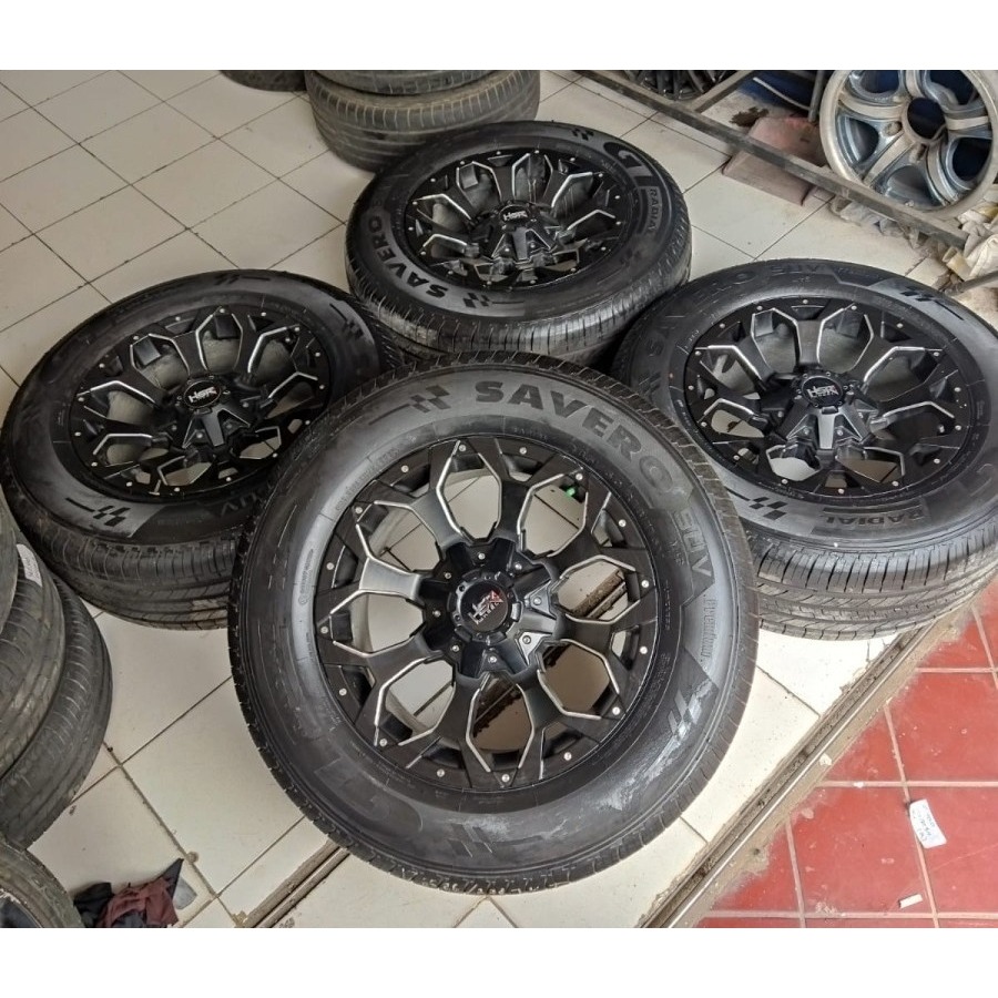 Velg Bekas Mobil Pajero Fortuner Ring 18 Hsr Wheel Goku Ban 265 60 R18 Gt Savero
