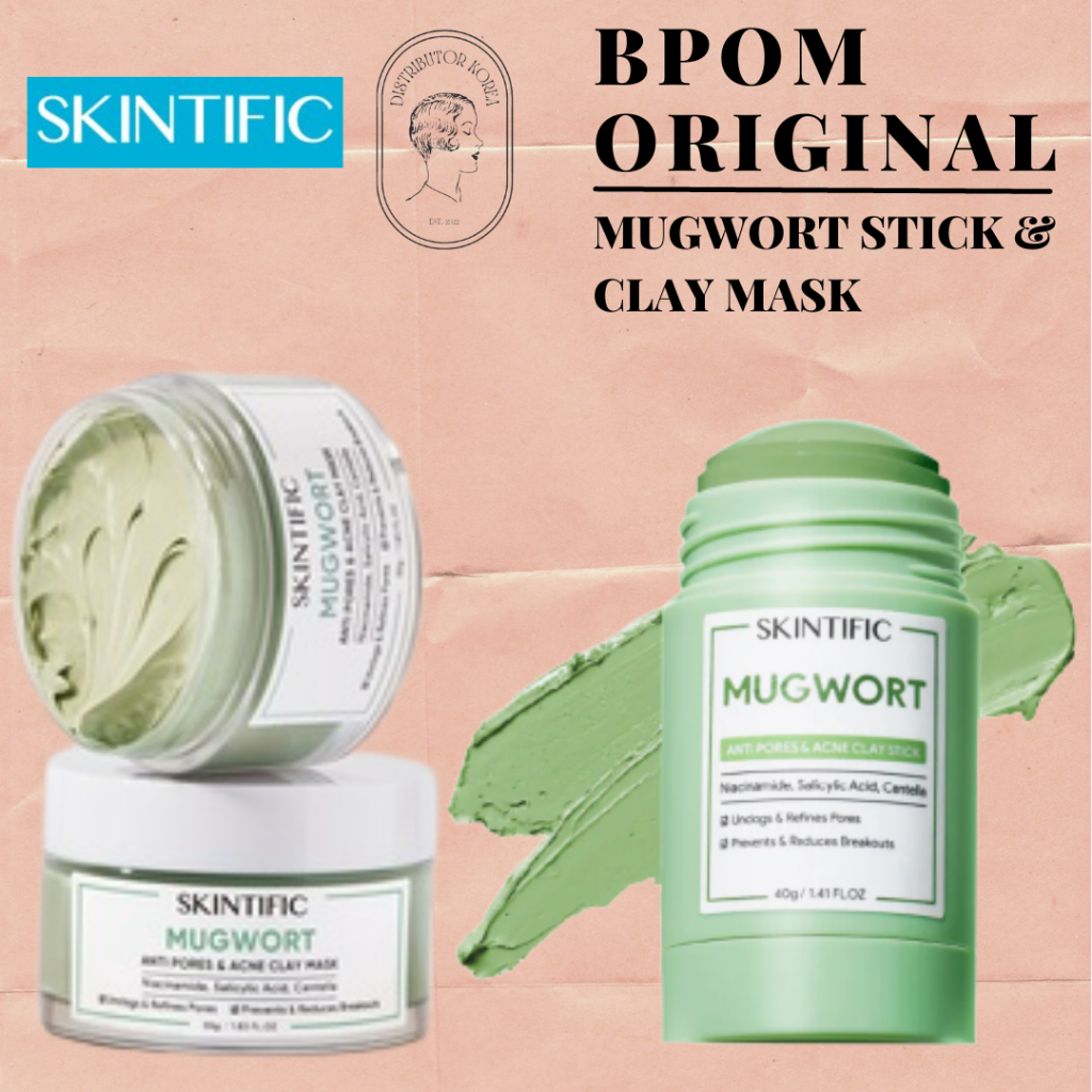 (ORIGINAL) MUGWORT SKINTIFIC STICK, MUGWORT SKINTIFIC CLAY MASK, ALASKA VOLCANO SKINTIFIC STICK,ALAS
