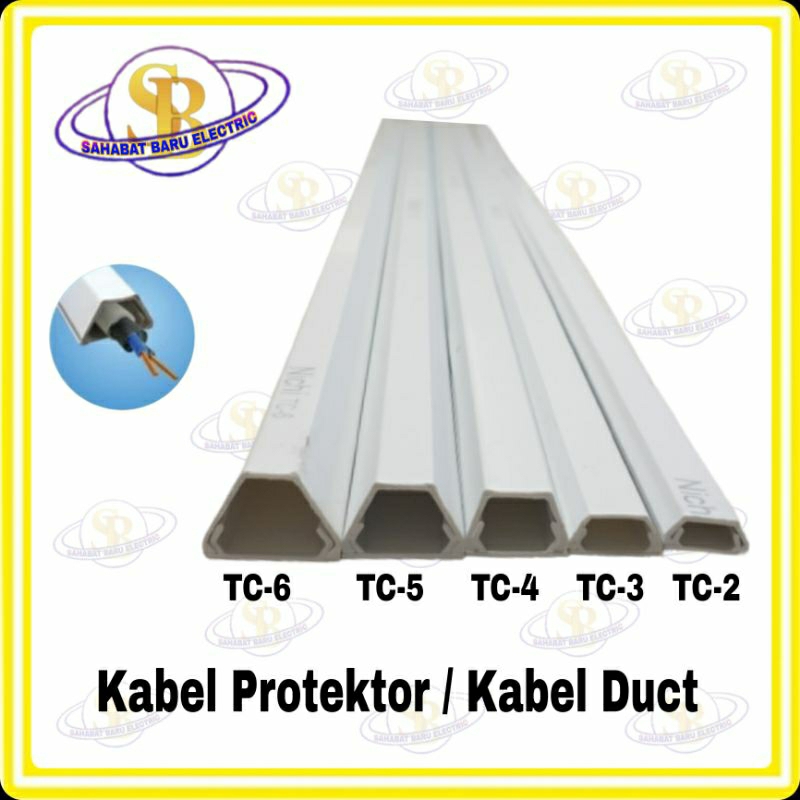 Kabel Protektor NICHI TC2 TC3 TC4 TC5 TC6 Kabel Duct Cable Duct Protector 1 Meter
