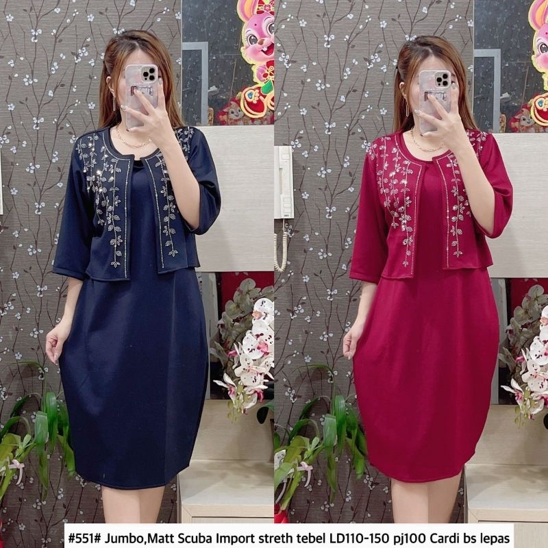 551 dress scuba jumbo