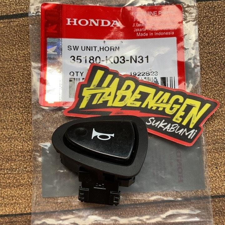 sakelar saklar tombol klakson honda BeAT POP, Sporty, Vario 150,new scoopy eSP(k16), Revo FI, Supra 