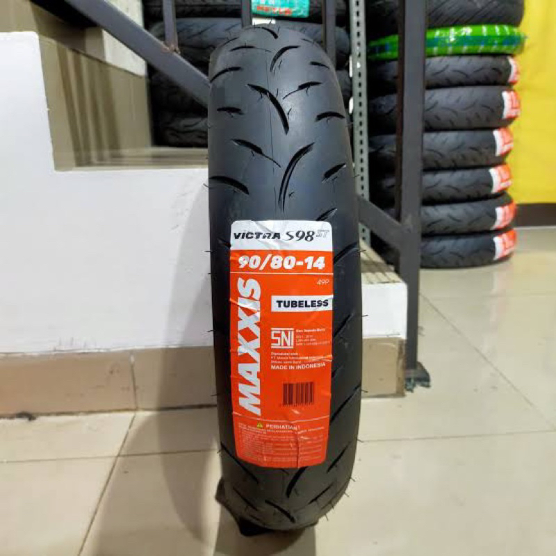 Maxxis Victra 90/80-14 free pentil
