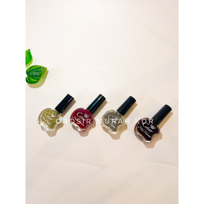 Kutek Kuteks Kitek Kutex Tuffah Tufah  Cetar Nail Henna Hena Cat Kuku Muslimah Halal Sah Untuk Buat 