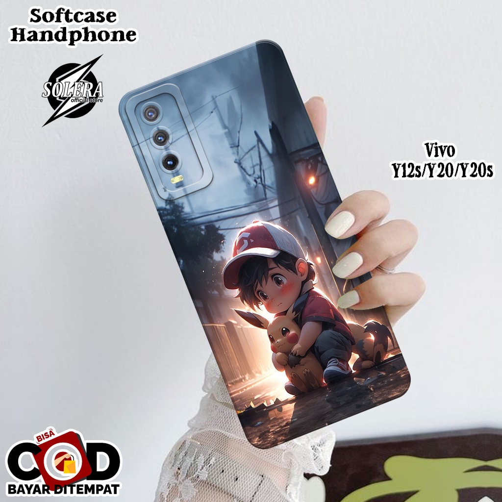 Case Vivo Y12S/Y20/Y20S Softcase Vivo Y12S/Y20/Y20S Terbaru Silikon Pro Camera Fashion Case Anime Cu