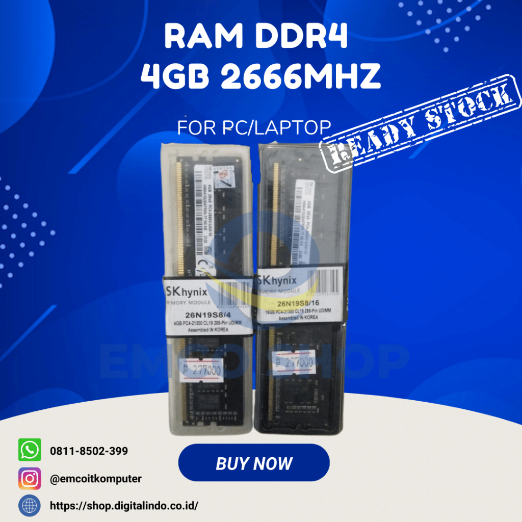 RAM HYNIX DDR4 8GB