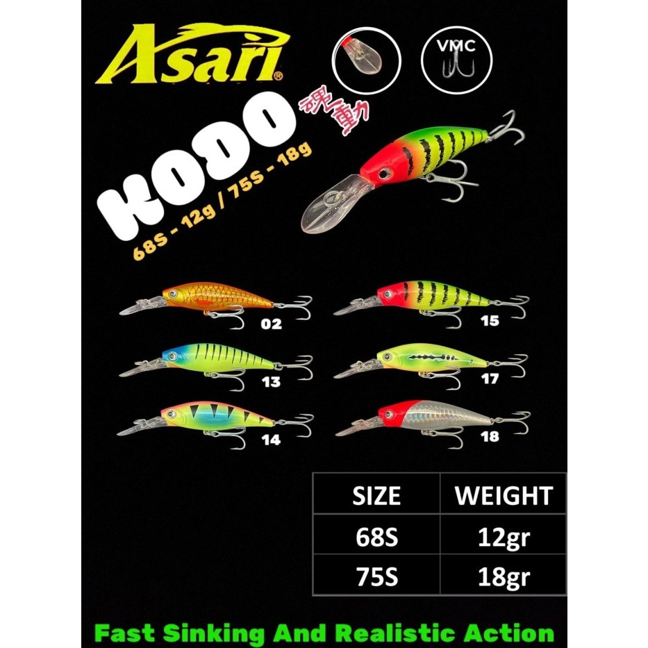 Minnow New Asari Kodo 68