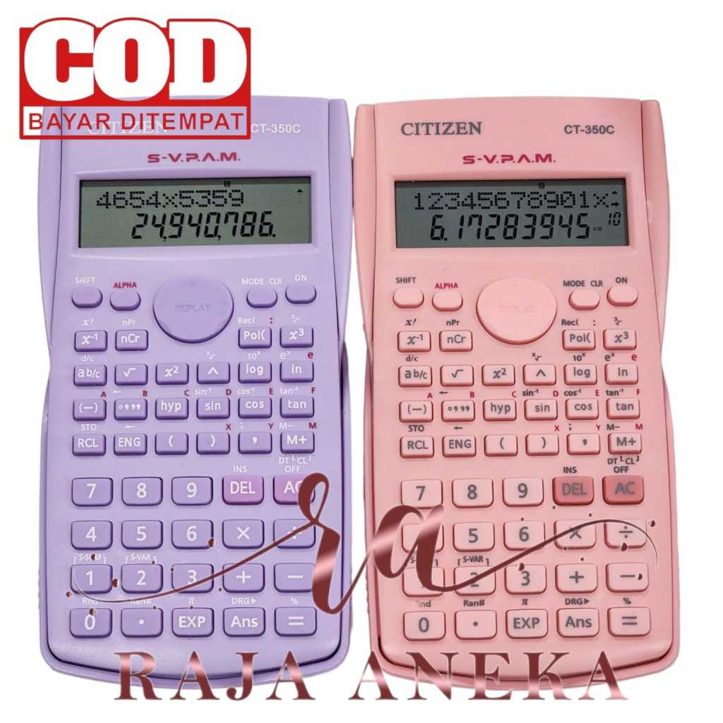 

SIS KALKULATOR SCIENTIFIE RUMUS CT-350MS Office Stationary Kantor KINCIZEN FX 350MS WARNA 350 C UNGU