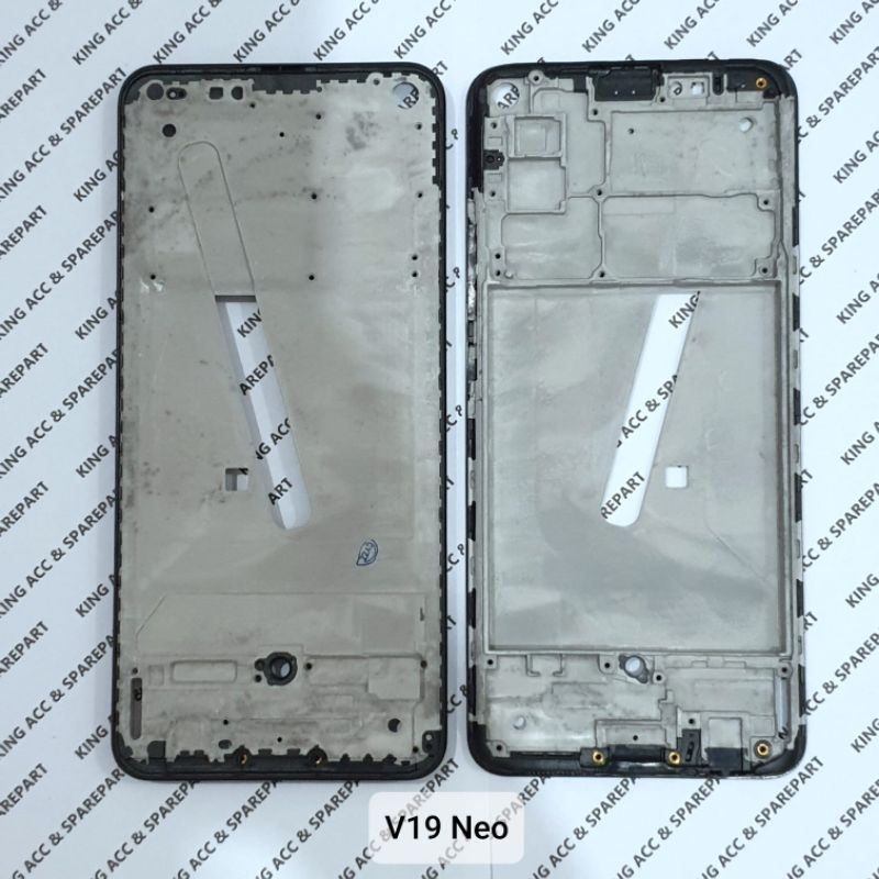 FRAME DUDUKAN LCD TULANG TENGAH VIVO V19 V19 NEO ORI