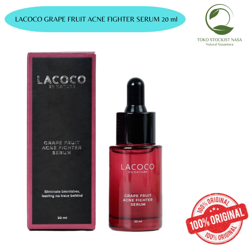 Lacoco Grape Fruit Acne Fighter Serum Nasa Serum Jerawat Lacoco Atasi Jerawat Membandel Obat Jerawat