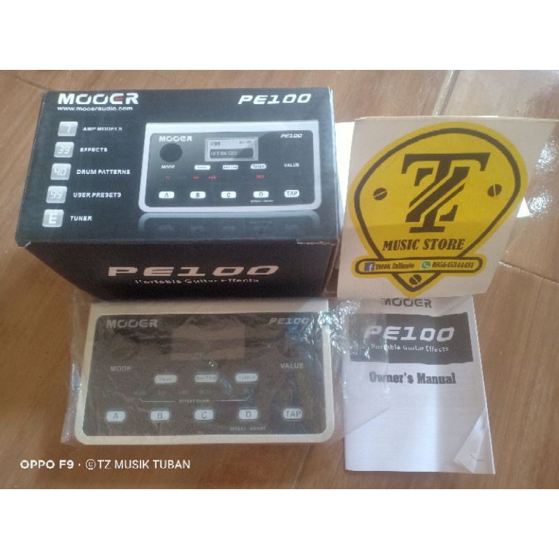 efek gitar mooer pe100
