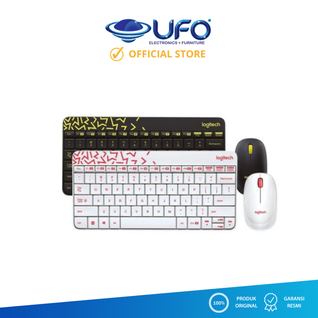 LOGITECH KEYBOARD DAN MOUSE MK240 NANO WIRELESS
