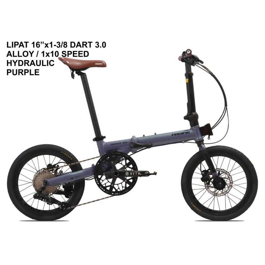 SEPEDA LIPAT FOLDING BIKE 16 INCH PACIFIC DART 3.0 // 5.0