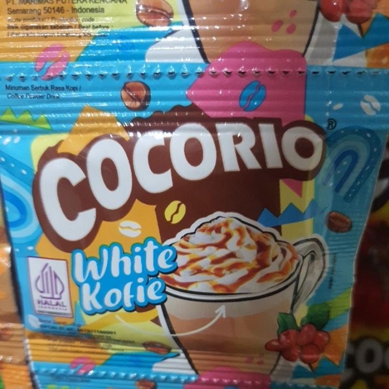 

Cocorio White Kofie 1renceng (10pcs)