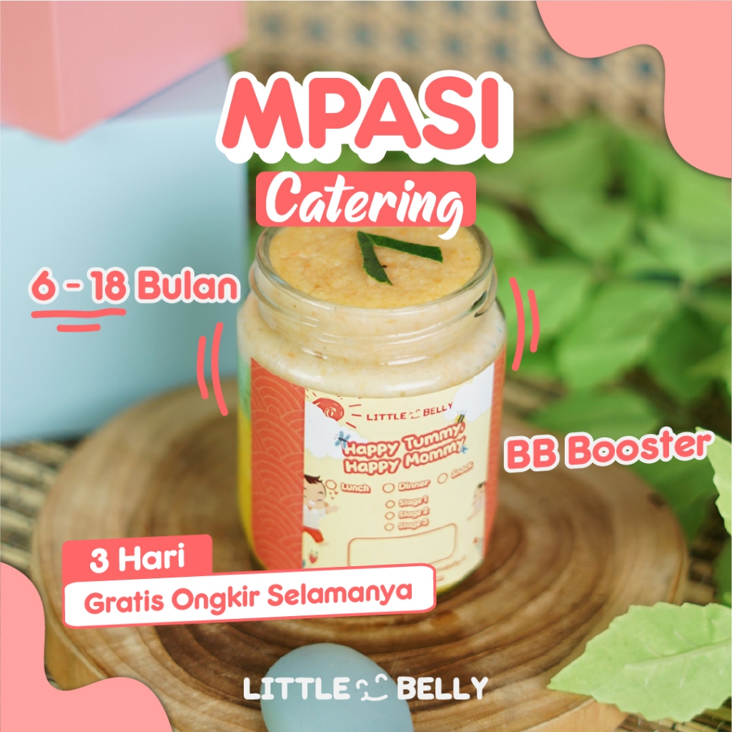 

Little Belly - Baby MPASI (6-18 bulan) Catering - 3 HARI | MPASI | BB Booster | Makanan Bayi