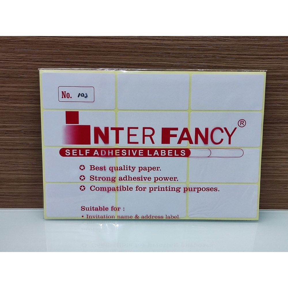 

Stiker Sticker Label Nama Undangan Harga No 103 / 32 mm x 64 mm