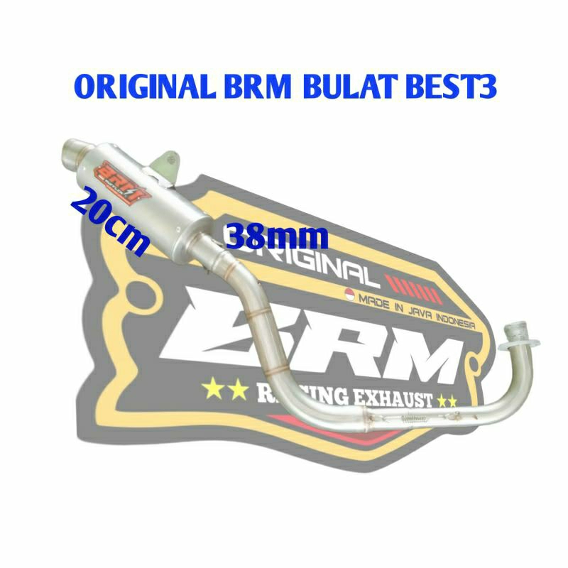 Knalpot brm best3 samlong kobra naik vario 125/150led new vario 125/150led old knalpot saringan full
