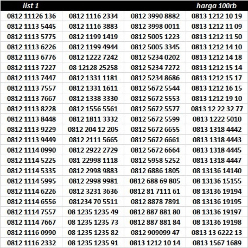 KARTU PERDANA TELKOMSEL 100