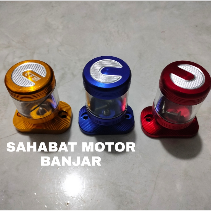 Tutup Minyak Rem Yamaha Baut Sejajar Nmax Aerox Lexi Mio Jupiter Vega Dll - Tutup Minyak Rem Stempel