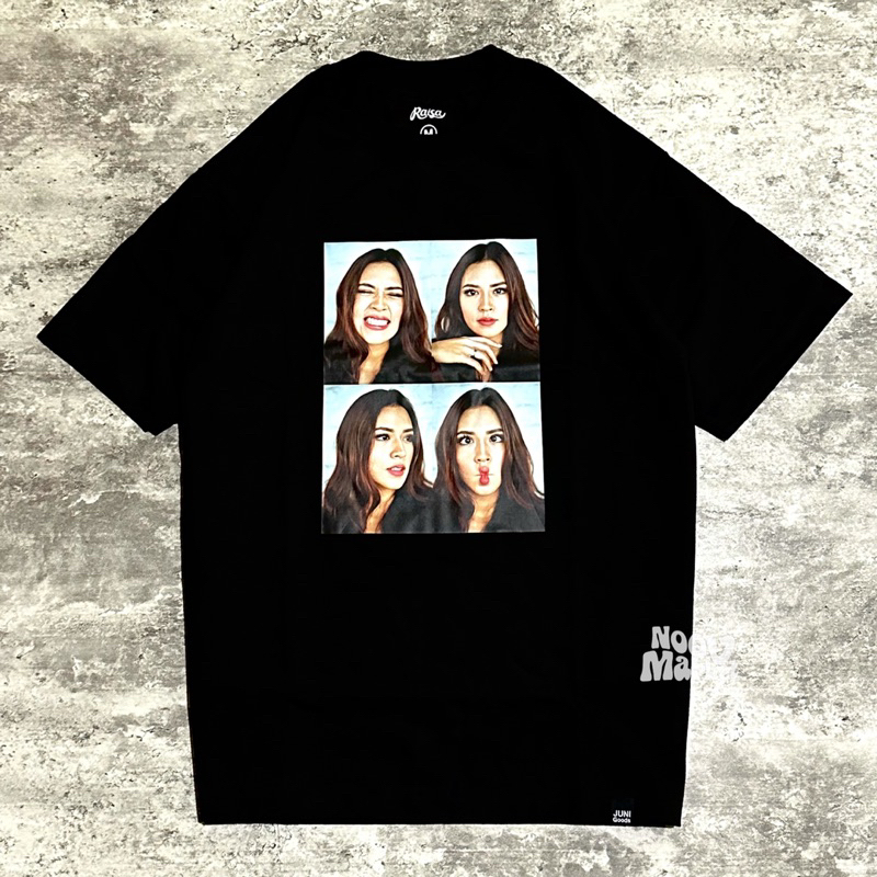 NOOV MUSIC Tshirt Baju Kaos Raisa - Kolase Tshirt - Black | Original Merchandise