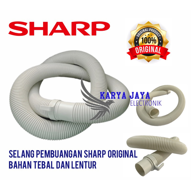 Tk- Selang Pembuangan Mesin Cuci Sharp Original / Selang Mesin Cuci Sharp 2 Tabung