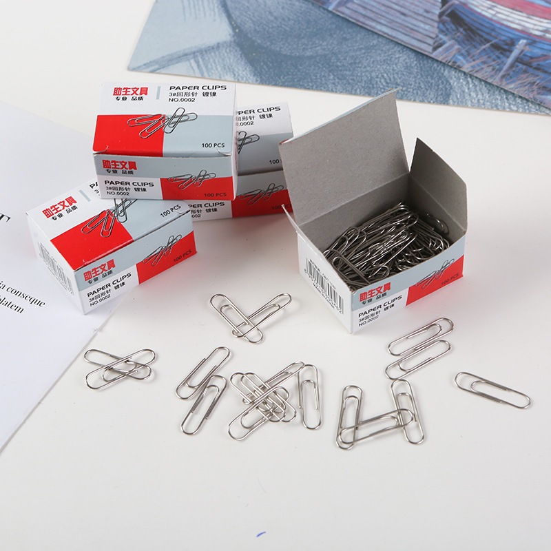 

Paper Clip/Klip Kertas Kotak 2,8cm isi 100Pcs Panjang 2,8cm bahan bagus