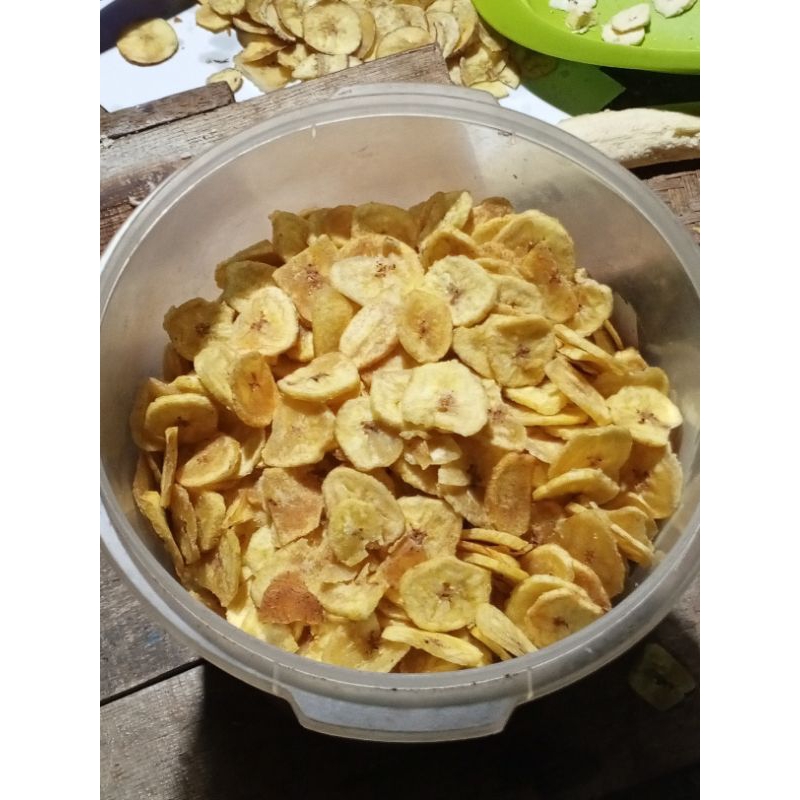 

kripikPisangRasaOriginal , yang tidak kalah lezatnya dengan adanya rasa. cocok untuk cemilan mu tiap hari.