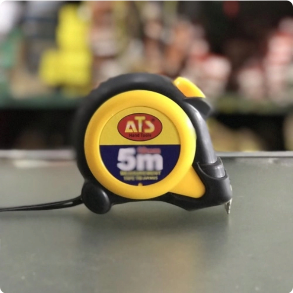 Meteran 5 meter Autolock ATS Roll Meter Magnet Karet 5M ATS
