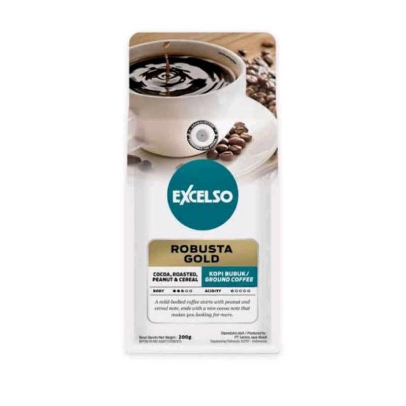

Excelso kopi bubuk Robusta gold pck 200g