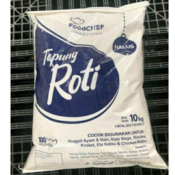 

Tepung Roti Food Chef Breadcrumbs Repack 500gr (Halus)