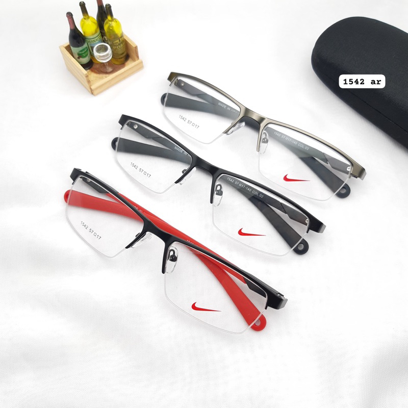 frame kacamata nike 1542 kacamata fashion sport pria kacamata minus anti radiasi photochromic