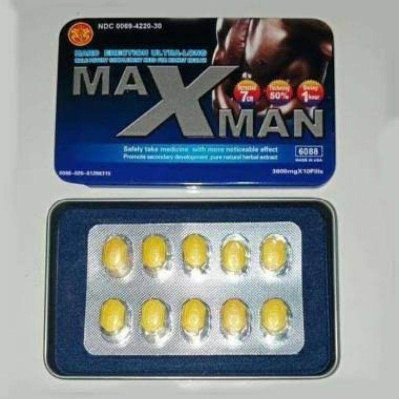 MAXMAN OBAT KUAT PRIA TAHAN LAMA ASLIORIGINAL ASLI PATEN