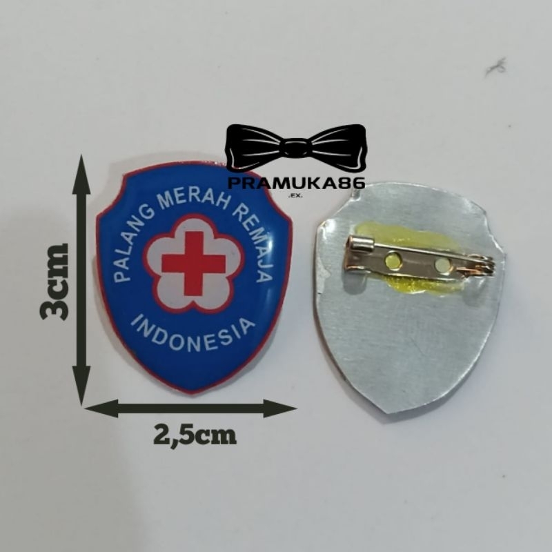 Pin Bros Resin PMR Madya (Biru) Pin Aksesoris Souvenir PMR