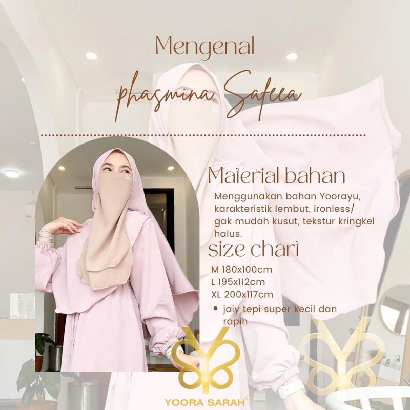 Pashmina Curve Safeea by Yoora Saarah