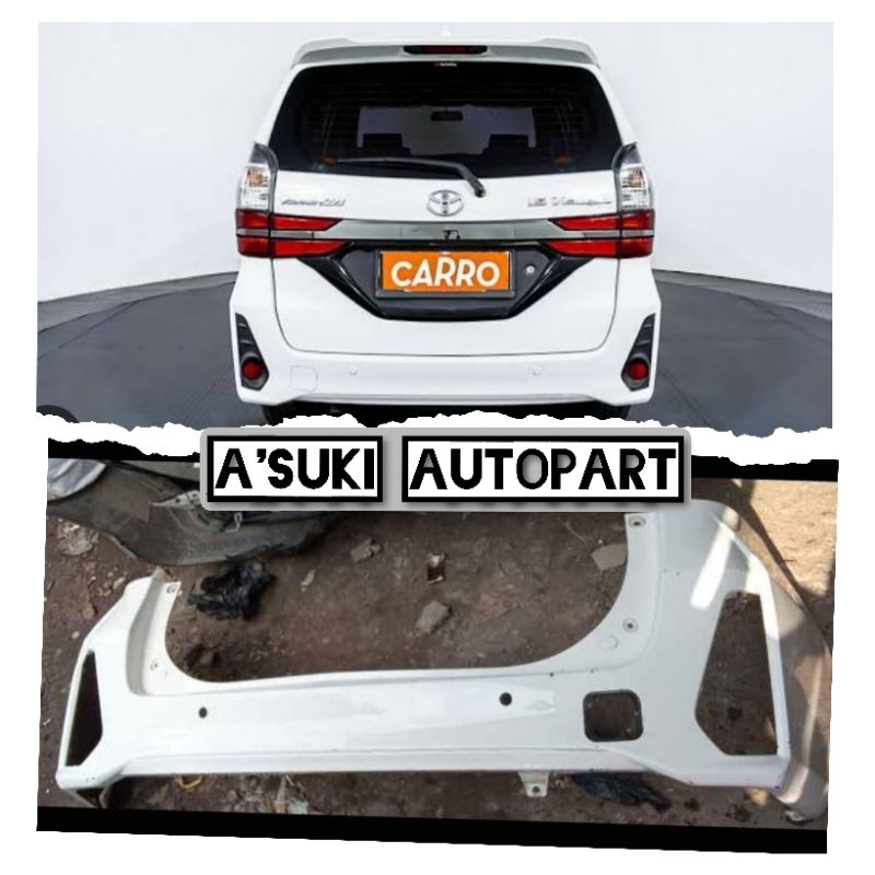 Bemper Bumper belakang Toyota Avanza Veloz 2020