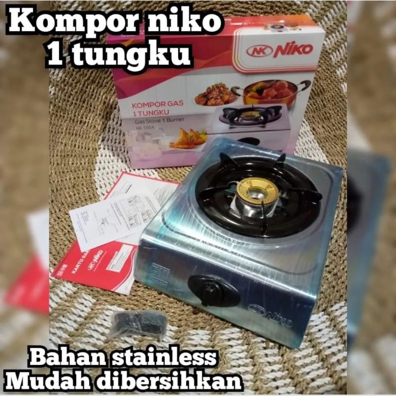 KOMPOR NIKO 1 TUNGKU STAINLIS