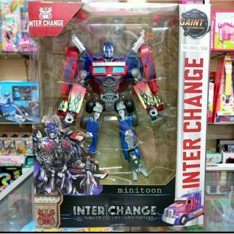 OPTIMUS PRIME TRANSFORMERS AUTOBOT DEFORM Inter Change Robot Figure