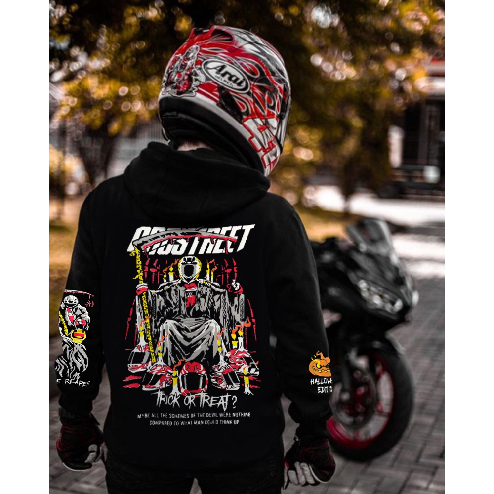 Jaket Hoodie Prostreet The Reaper Halloween Black Edition Hoodie Prostreet Riders / Hoodie Prostreet