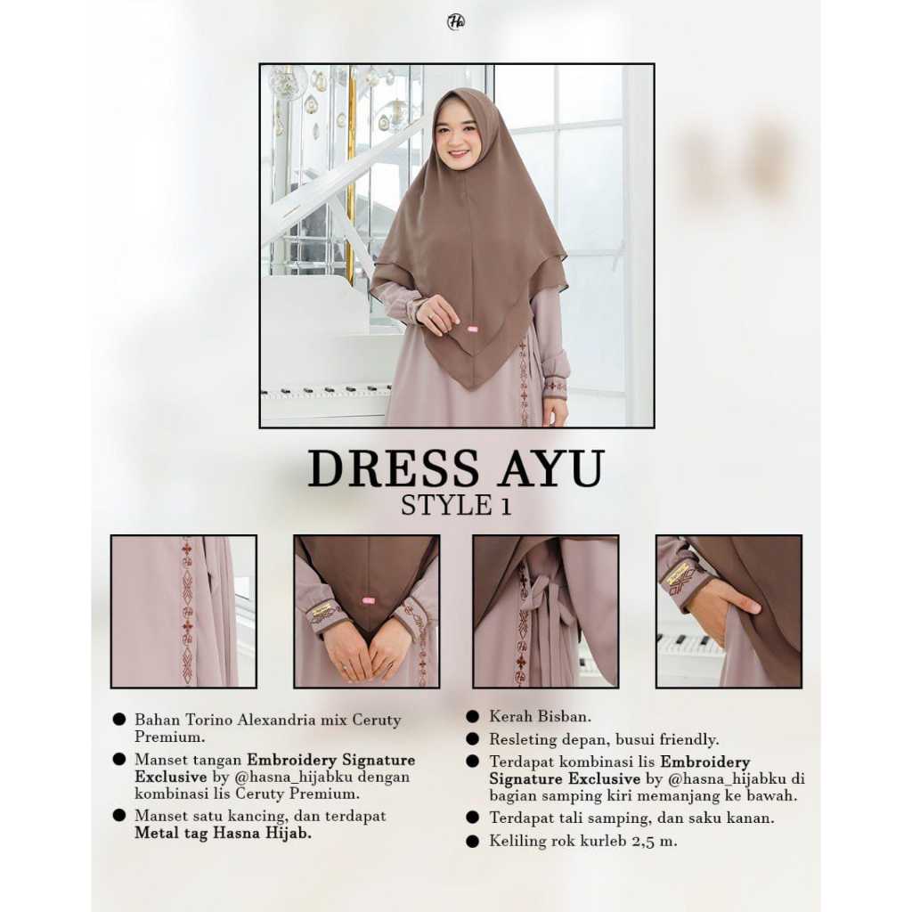 RADEN AYU EID SERIES by HASNA HIJABKU (PRE - ORDER)