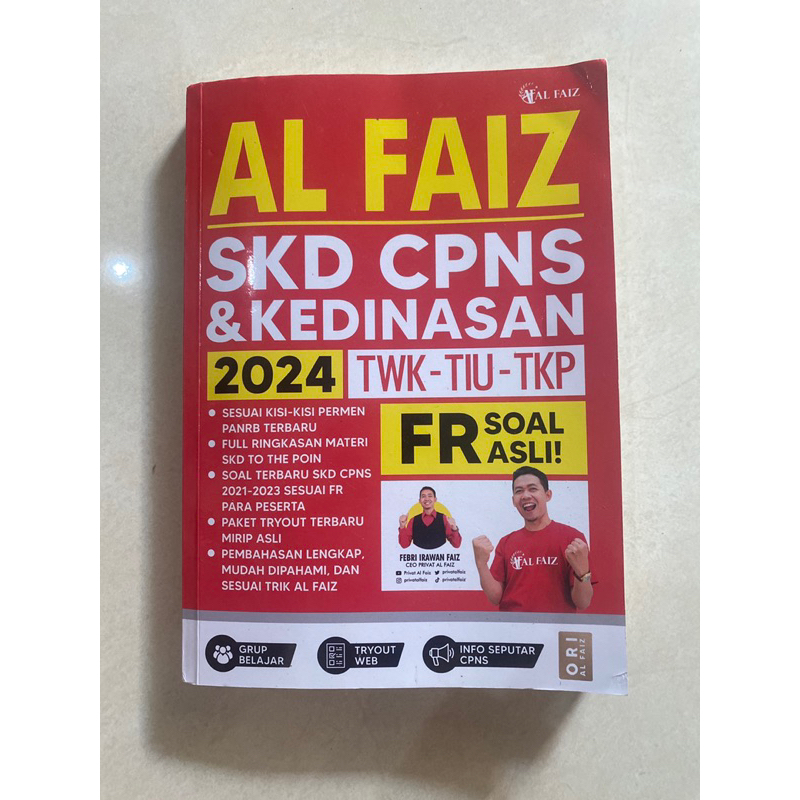buku cpns 2024 2023 skd cpns al faiz preloved