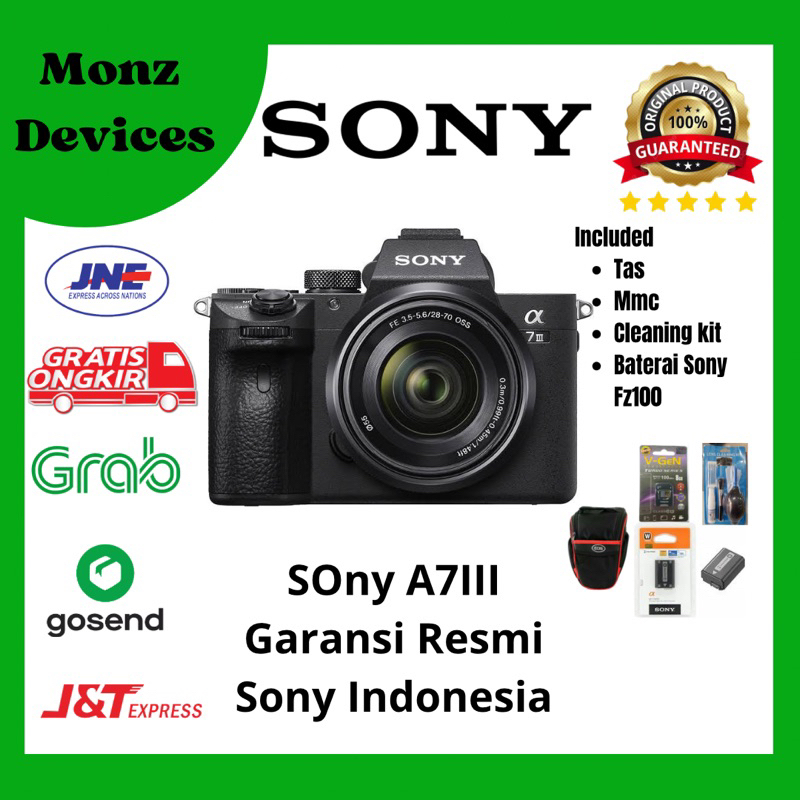 Sony alpha A7III - Sony A7 Mark III  - Kamera sony 7M3K